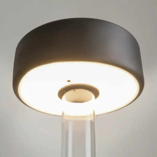 Maytoni lampe de table LED rechargeable AI Collaboration, verre, noir| Lampes À Poser Led|Lampes À Poser Et Lampes De Table