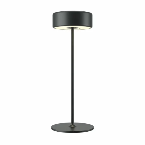 Maytoni lampe de table LED rechargeable AI Collaboration, aluminium, noir| Lampes À Poser Led|Lampes À Poser Et Lampes De Table