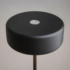 Maytoni lampe de table LED rechargeable AI Collaboration, aluminium, noir| Lampes À Poser Led|Lampes À Poser Et Lampes De Table