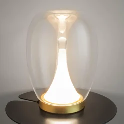 Maytoni lampe de table LED Splash, transparent, hauteur 27,2 cm, verre| Lampes À Poser Led|Lampes À Poser Et Lampes De Table