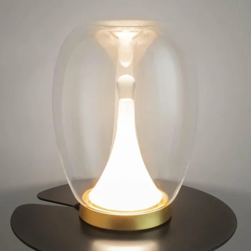 Maytoni lampe de table LED Splash, transparent, hauteur 27,2 cm, verre| Lampes À Poser Led|Lampes À Poser Et Lampes De Table