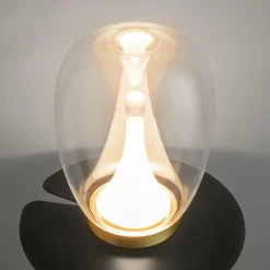 Maytoni lampe de table LED Splash, transparent, hauteur 27,2 cm, verre| Lampes À Poser Led|Lampes À Poser Et Lampes De Table