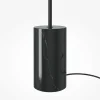 Maytoni lampe sur pied LED Kyoto, noir, hauteur 145 cm, marbre| Lampadaires Led|Lampadaires