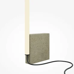 Maytoni lampe sur pied LED Solid, hauteur 128,2 cm, béton, acrylique| Lampadaires Led|Lampadaires