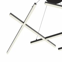 Maytoni Line suspension LED 3 000 K noire| Suspensions Led|Suspensions