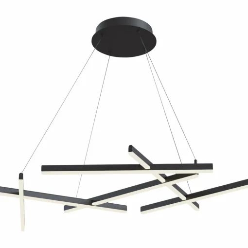 Maytoni Line suspension LED 3 000 K noire| Suspensions Led|Suspensions