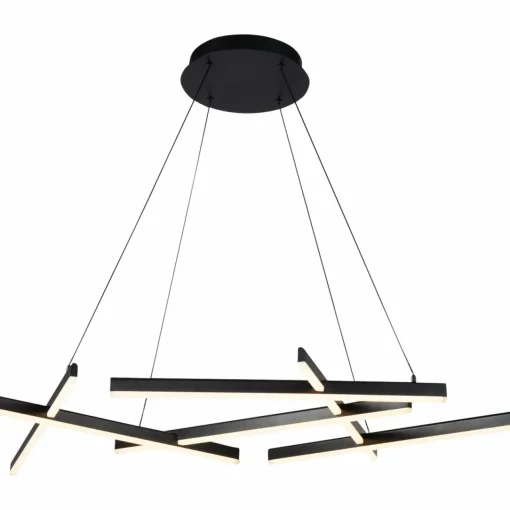 Maytoni Line suspension LED 3 000 K noire| Suspensions Led|Suspensions