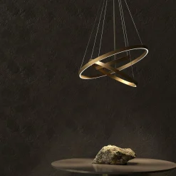 Maytoni Rim suspension LED, 840, 3 anneaux, noire| Suspensions Led|Suspensions