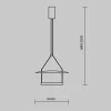 Maytoni Suspension LED Ambience, Ø 42 cm, noir / blanc| Suspensions Led|Suspensions