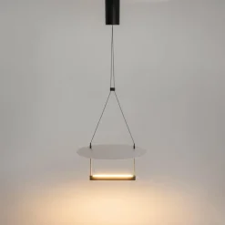 Maytoni Suspension LED Ambience, Ø 42 cm, noir / blanc| Suspensions Led|Suspensions