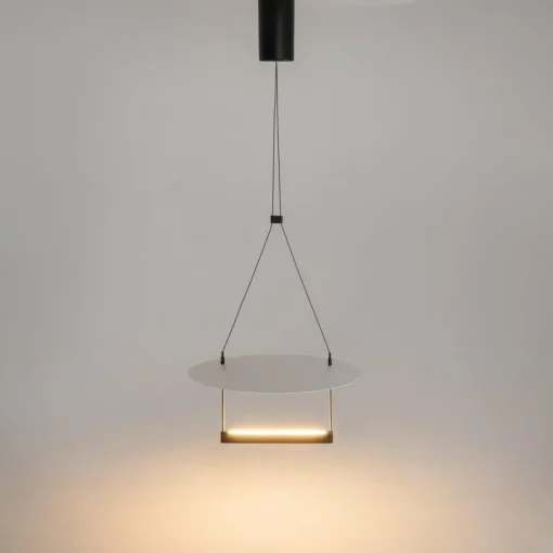 Maytoni Suspension LED Ambience, Ø 42 cm, noir / blanc| Suspensions Led|Suspensions