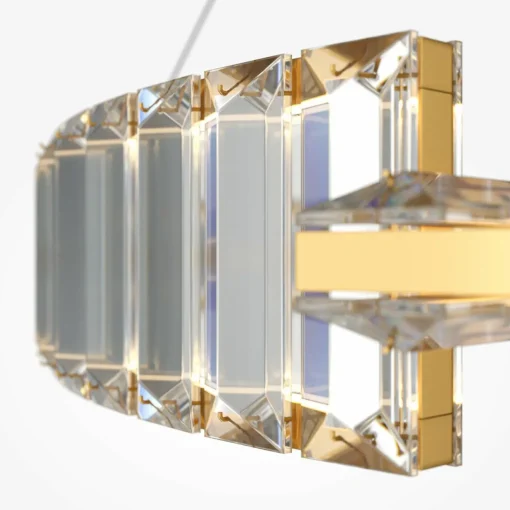 Maytoni suspension LED couronne or Ø 62 cm cristal 4.000 K| Suspensions Led|Suspensions
