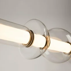 Maytoni suspension LED Cosmo, noir, longueur 98 cm, verre| Suspensions Led|Suspensions