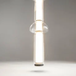 Maytoni suspension LED Cosmo, noir, longueur 98 cm, verre| Suspensions Led|Suspensions