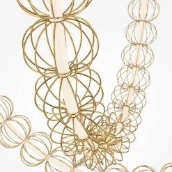 Maytoni suspension LED Golden Cage, 2 parties, hauteur 184 cm| Suspensions Led|Suspensions