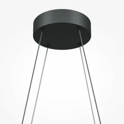 Maytoni Suspension LED Halo, noir, longueur 103,5 cm| Suspensions Led|Suspensions