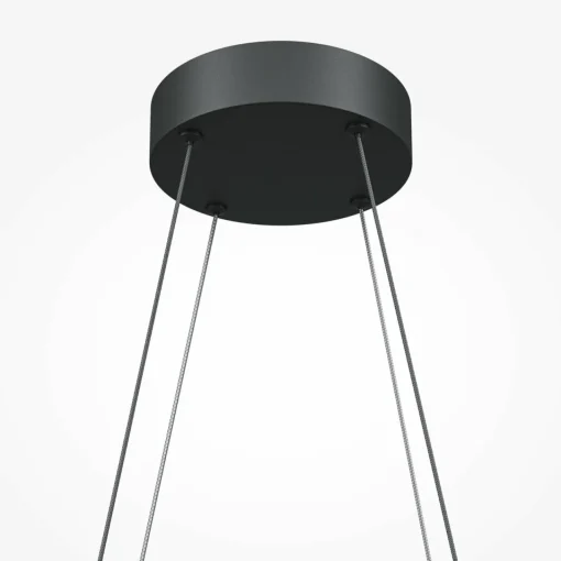 Maytoni Suspension LED Halo, noir, longueur 103,5 cm| Suspensions Led|Suspensions