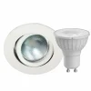 MEGATRON Megaman DecoclicSet encastré LED GU10 5 W blanc| Spots Encastrés Led|Luminaires Led D'Intérieur