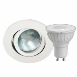 MEGATRON Megaman DecoclicSet encastré LED GU10 5 W blanc| Spots Encastrés Led|Luminaires Led D'Intérieur