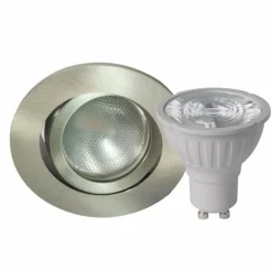 MEGATRON Megaman DecoclicSet encastré GU10 5,2 W fer| Spots Encastrés Led|Luminaires Led D'Intérieur