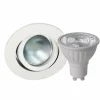 MEGATRON Megaman DecoclicSet encastré GU10 5,2 W blanc| Spots Encastrés Led|Luminaires Led D'Intérieur