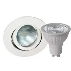 MEGATRON Megaman DecoclicSet encastré GU10 5,2 W blanc| Spots Encastrés Led|Luminaires Led D'Intérieur
