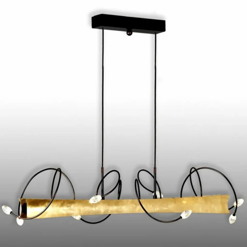 Menzel Donna - suspension LED avec feuille d'or| Suspensions Led|Suspensions