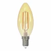 Müller-Licht Müller Licht bougie LED E14 2,2W 820 filament doré| Ampoules Filament|Ampoules Filament