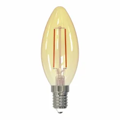Müller-Licht Müller Licht bougie LED E14 2,2W 820 filament doré| Ampoules Filament|Ampoules Filament