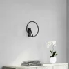 Molto Luce applique murale LED Melli SD, noir, aluminium, Ø 33 cm| Luminaires Led D'Intérieur