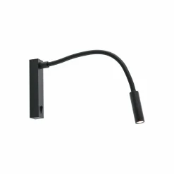 Molto Luce applique murale LED Arok, noir, aluminium, saillie 49 cm| Appliques Murales Led|Appliques Murales