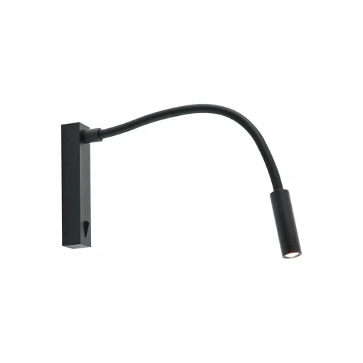 Molto Luce applique murale LED Arok, noir, aluminium, saillie 49 cm| Appliques Murales Led|Appliques Murales