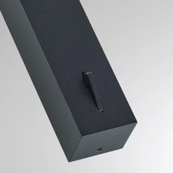 Molto Luce applique murale LED Arok, noir, aluminium, saillie 49 cm| Appliques Murales Led|Appliques Murales