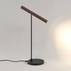 Molto Luce lampe de table LED Meyjo T, noir/marron café, aluminium| Lampes À Poser Led|Lampes À Poser Et Lampes De Table