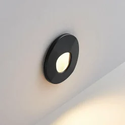 Molto Luce lampe encastrable LED Wall 68 R SIna RD, noir, CCT| Spots Encastrés Led|Luminaires Led D'Intérieur