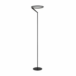 Molto Luce lampe sur pied LED Melli F, noir, aluminium, hauteur 168 cm| Lampadaires Led|Lampadaires