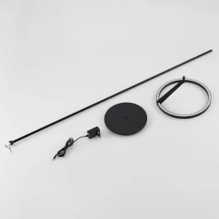 Molto Luce lampe sur pied LED Melli F, noir, aluminium, hauteur 168 cm| Lampadaires Led|Lampadaires