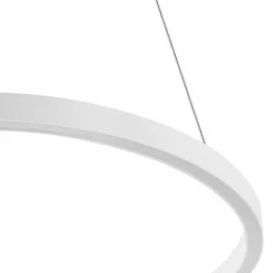 Molto Luce suspension LED Perfora, blanc, Ø 60 cm, aluminium| Suspensions Led|Suspensions