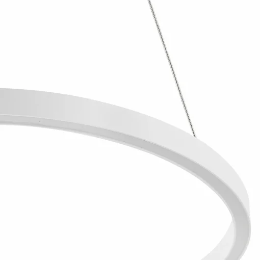 Molto Luce suspension LED Perfora, blanc, Ø 60 cm, aluminium| Suspensions Led|Suspensions