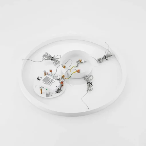 Molto Luce suspension LED Perfora, blanc, Ø 60 cm, aluminium| Suspensions Led|Suspensions