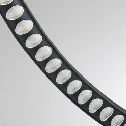 Molto Luce Suspension LED Perfora Pro, noir, Ø 90,5 cm| Suspensions Led|Suspensions
