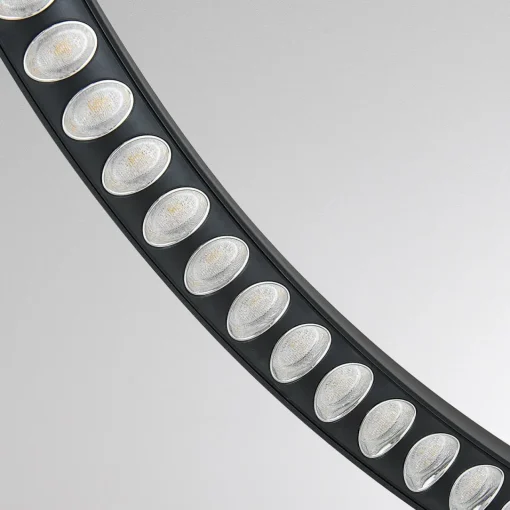 Molto Luce Suspension LED Perfora Pro, noir, Ø 90,5 cm| Suspensions Led|Suspensions