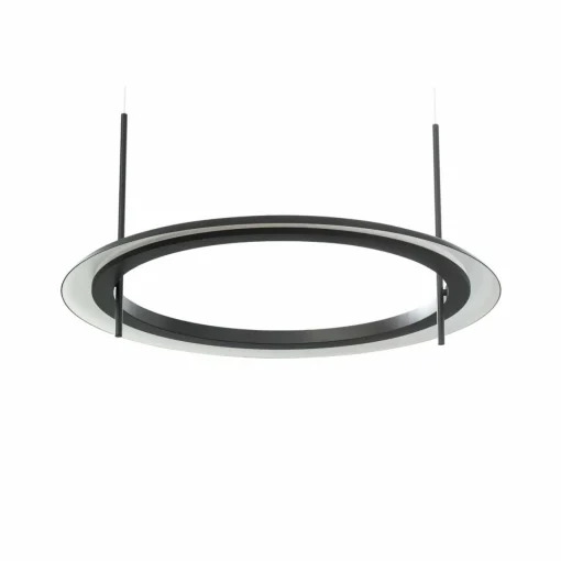 Molto Luce Suspension LED Vuto PD, noir, Ø 60 cm, aluminium| Suspensions Led|Suspensions