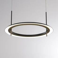 Molto Luce Suspension LED Vuto PD, noir, Ø 60 cm, aluminium| Suspensions Led|Suspensions