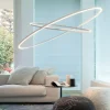 NEMO Ellisse Double suspension 2 700 K aluminium| Suspensions Led|Suspensions