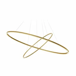 NEMO Ellisse Double suspension LED 2 700 K doré| Suspensions Led|Suspensions