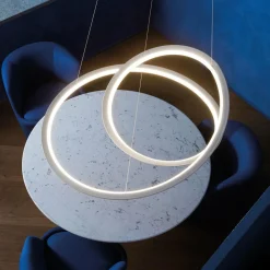 NEMO Kepler Suspension 2.700K Up Ø110cm blanc| Suspensions Led|Suspensions