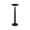NEMO Lampe à poser LED rechargeable Portofino, noir, aluminium| Lampes À Poser Led|Lampes À Poser Et Lampes De Table