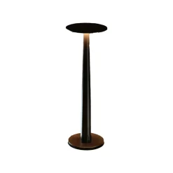 NEMO Lampe à poser LED rechargeable Portofino, noir, aluminium| Lampes À Poser Led|Lampes À Poser Et Lampes De Table
