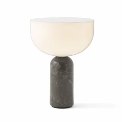 New Works Kizu Lampe à poser rechargeable Gris du Marais| Lampes À Poser Led|Lampes À Poser Et Lampes De Table